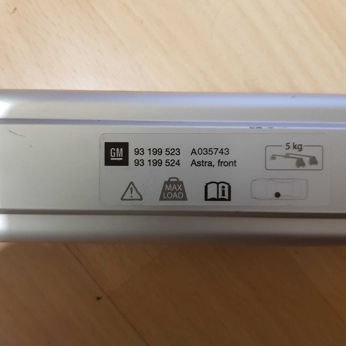 Opel Astra bare transversale