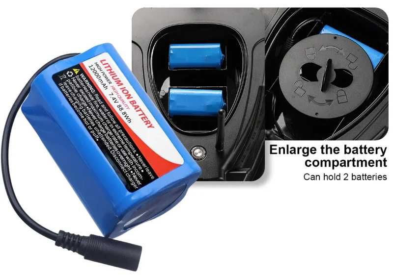 Navomodel plantat distanta 2 cuve 300m acumulator 12000mAh NOU