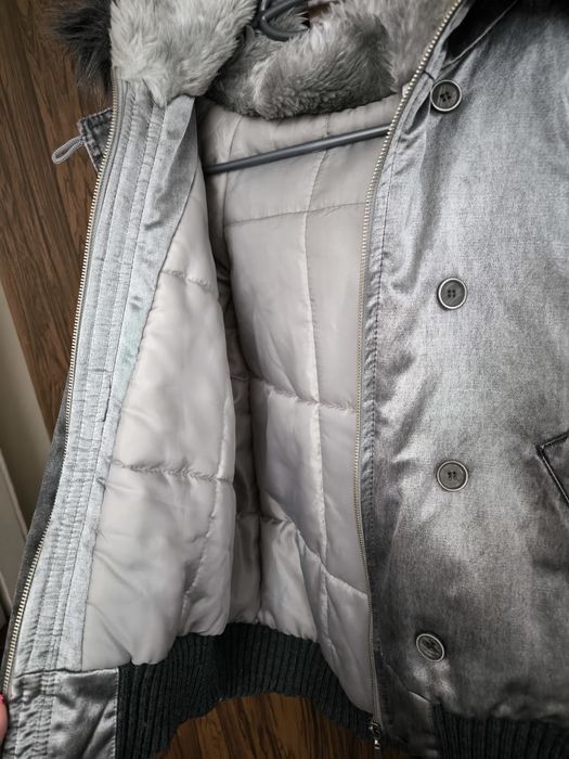 Зимно сребърно яке