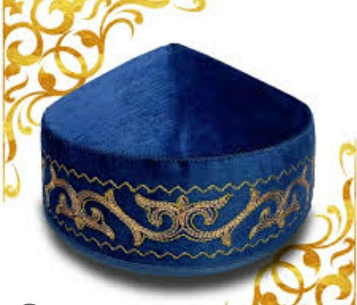 Круглая мужская тюбетейка