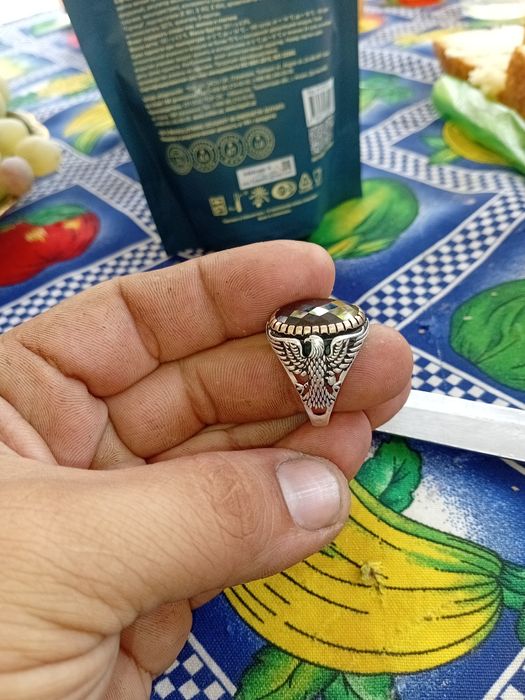 Серебристый перстень 27гр