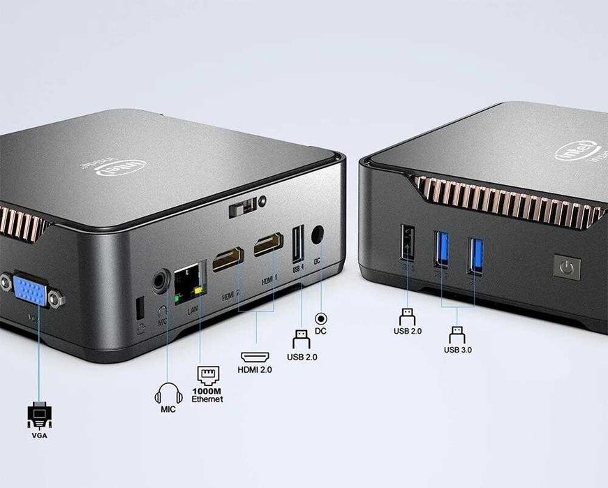 Мини ПК (Intel Celeron N5105 / ОП 8 Гб / SSD 256 Гб)