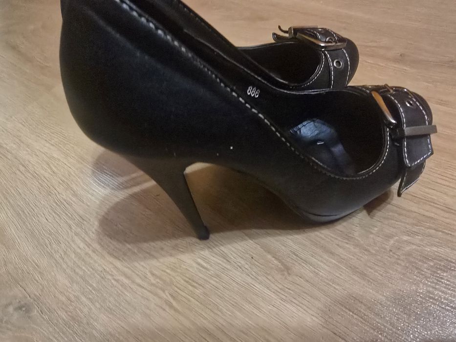 Официални черни елегантни обувки