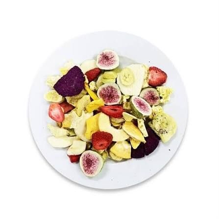 Сублимированные фрукты и мороженое