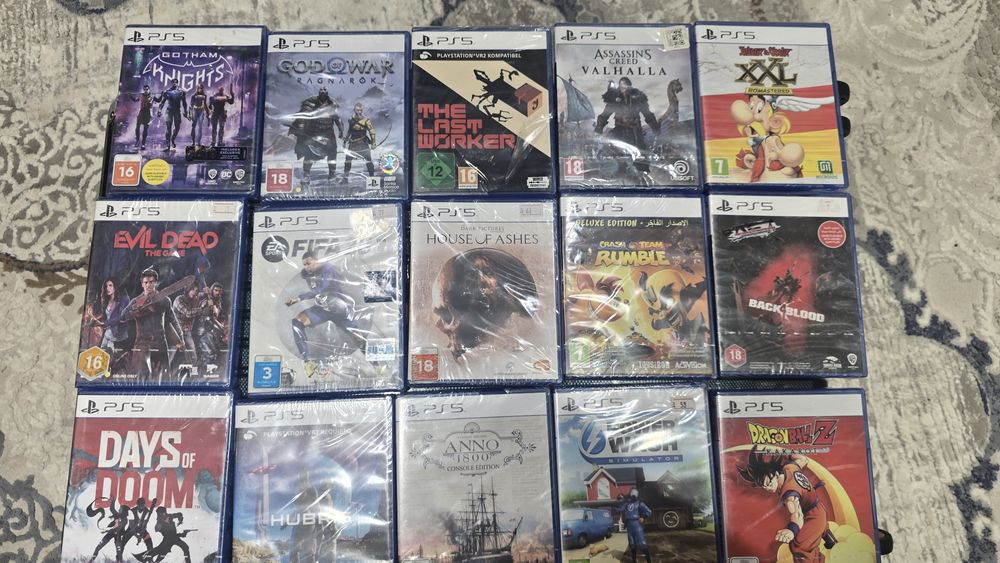 Игровые диски ps4 ps5 новые