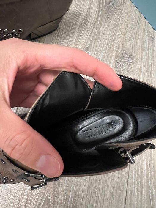 Обувь ботинки кожаные