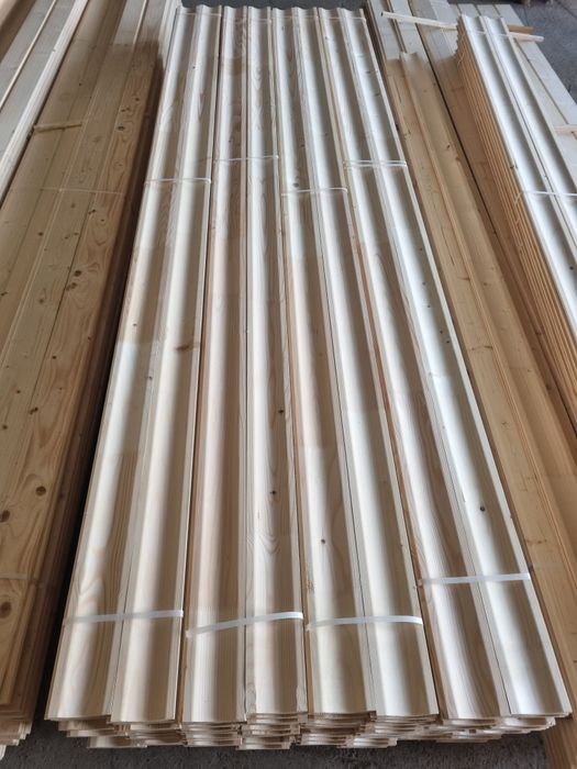 Lambriu profilat  molid grosime 2 cm