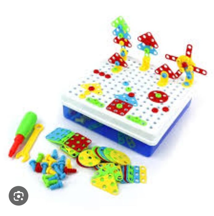 Set constructiv cu bormasina