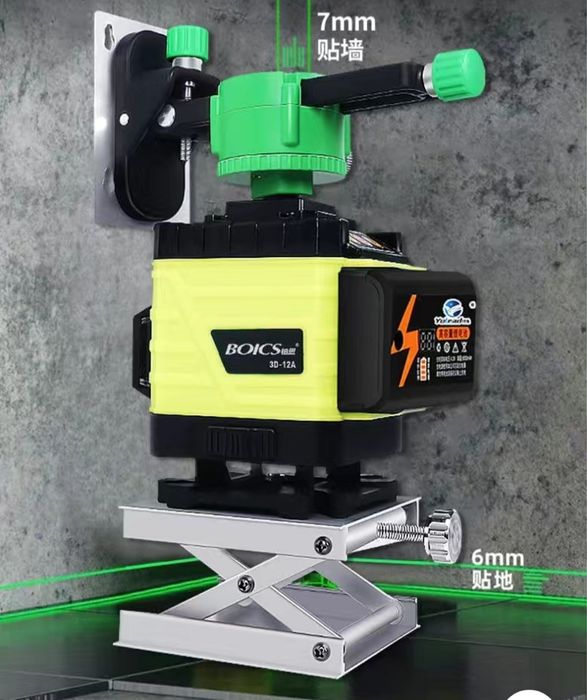 Лазерный уровень 4д комплект