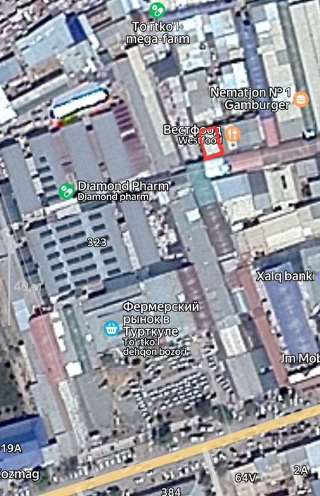 Бозор худудидаги аптека сотилади