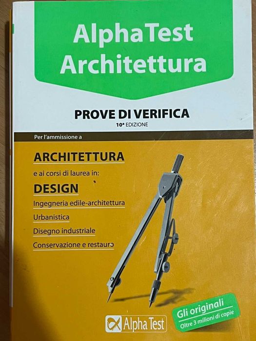 Alpha Test Architettura - комплект помагала за подготовка за Arched Test