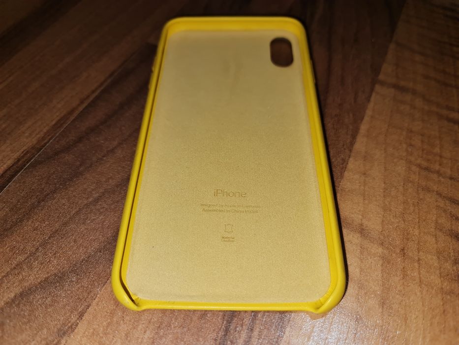 Husa piele Apple Leather Case iPhone XS Max