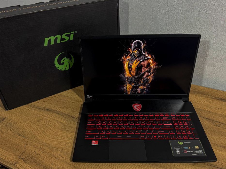 MSI BRAVO 17.3 Gamming kuchli noutbook