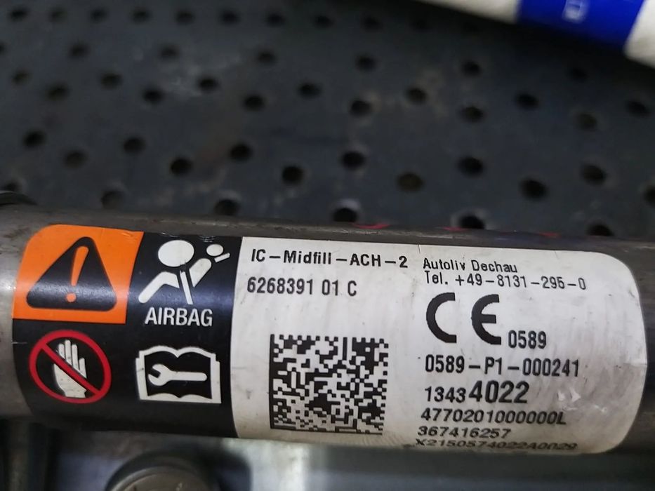 Airbag cortina stanga opel corsa e x15 scurt 626839101c 13434022 367416257