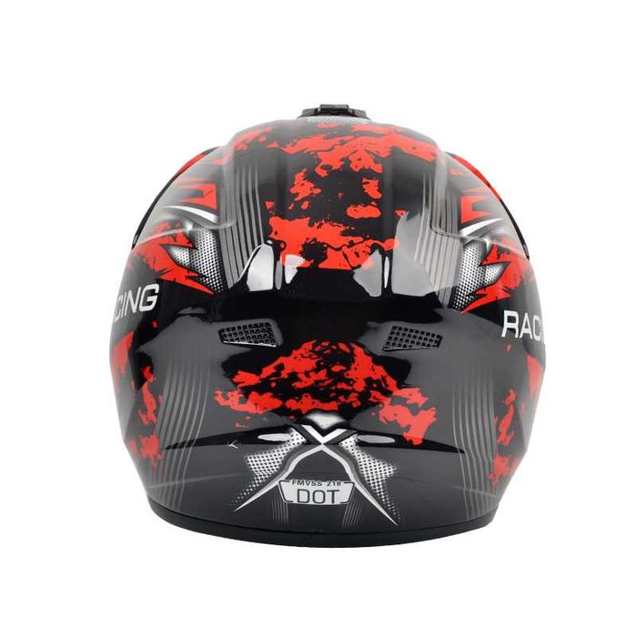 Casca Moto Enduro Cross ATV - S / M / L / XL - Rosu