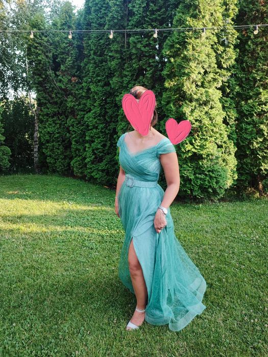 Rochie lunga verde