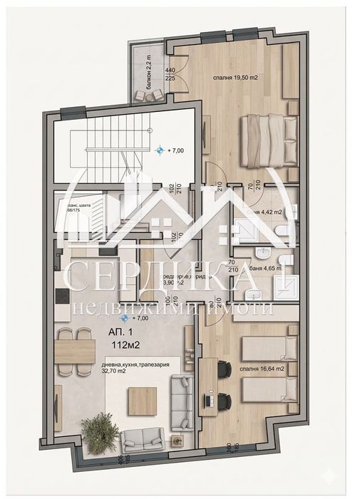 Продава се Тристаен апартамент в София, Банишора - 135 кв.м за 1173 €/кв.м - Снимка #2