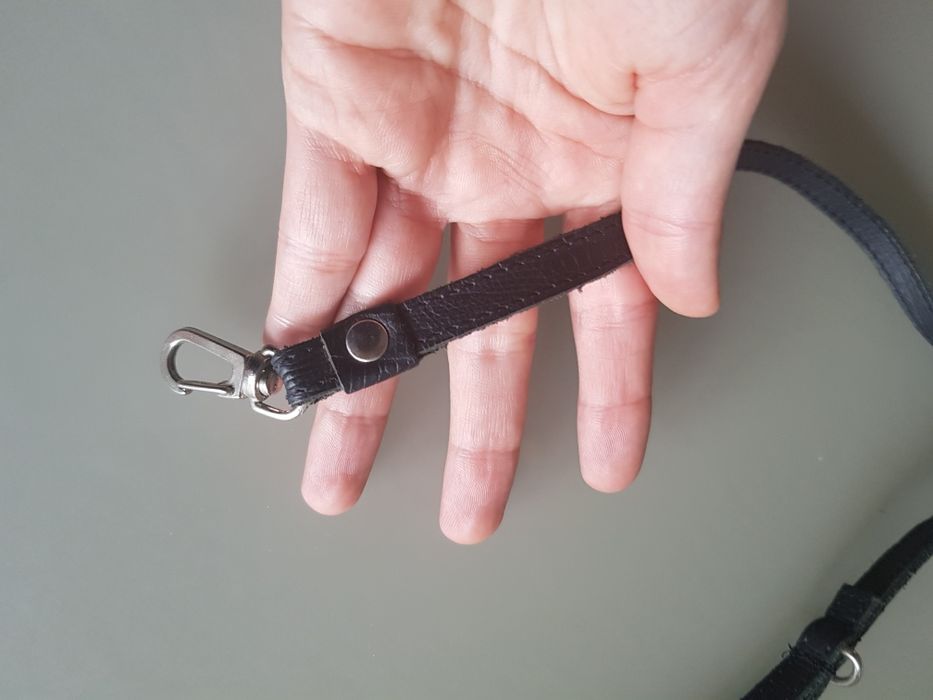 Нов повод за куче естествена кожа 150 см