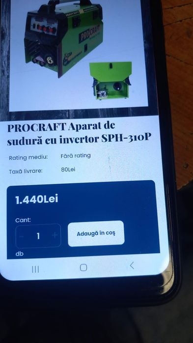 Aparat sudura mig mag/ mma Procraft 350 ah,,defect "