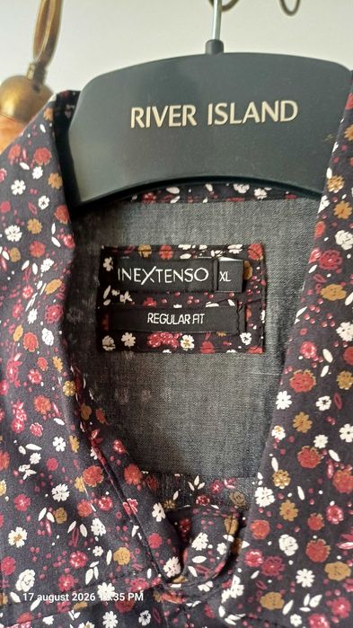 Camasa visinie cu flori InExtenso XL