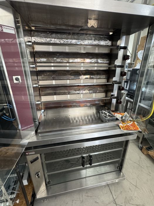 Грил за пилета Daimond 2024г. Ново! Топъл шкаф! Топ Оферта!