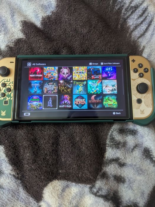 Nintendo switch OLED Legend of Zelda edition