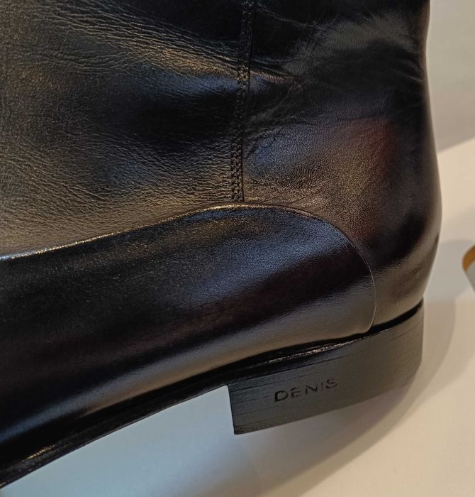 Ghete jodhpur zip 40 40.5 de lux Denis NOI piele naturala moale