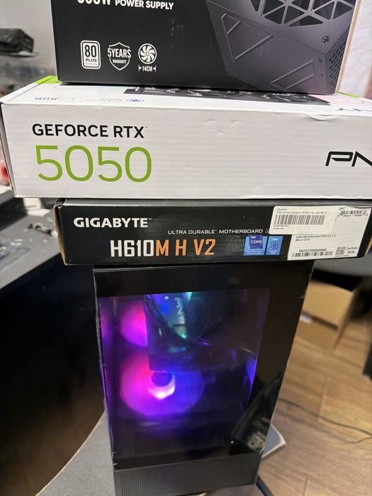 Sistem Desktop PC Gaming Nou i5 12gen 16g D5 512g Nvme RTX5050 8g