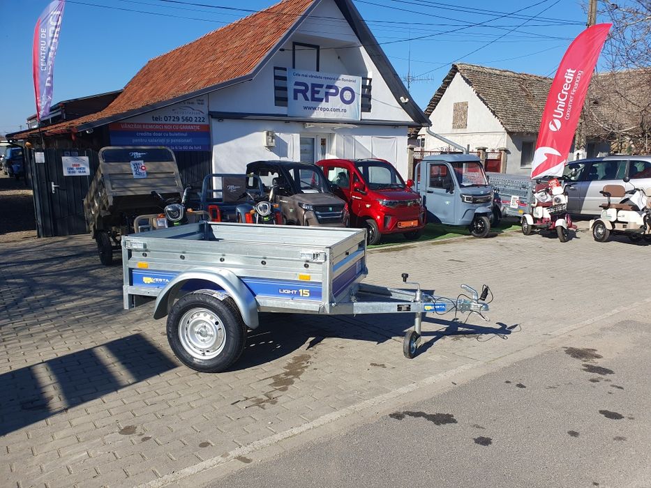 Remorca Vesta 15 Light 450 kg 1.51 m x 1,15 m basculabila