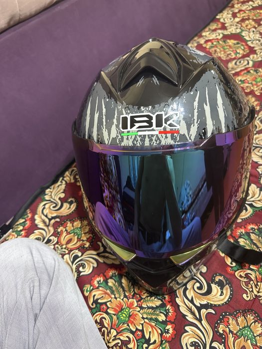 Moto shlem yangi 1 marta kiyilgan 100% jovop