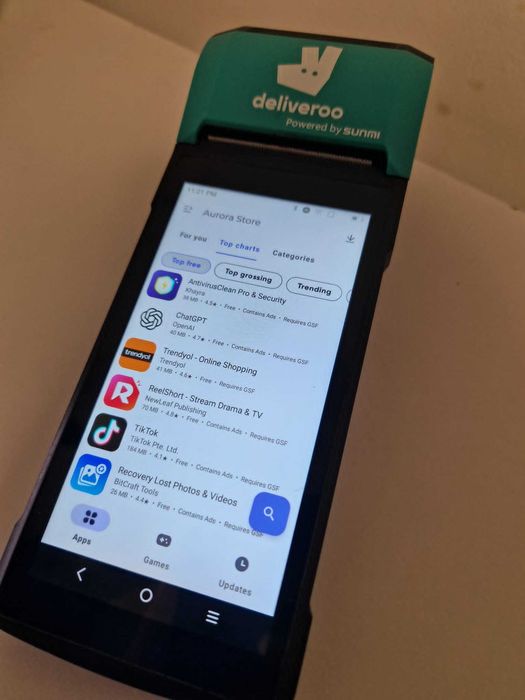 POS SUNMI V2 Deblocat – imprimantă integrată + Rola