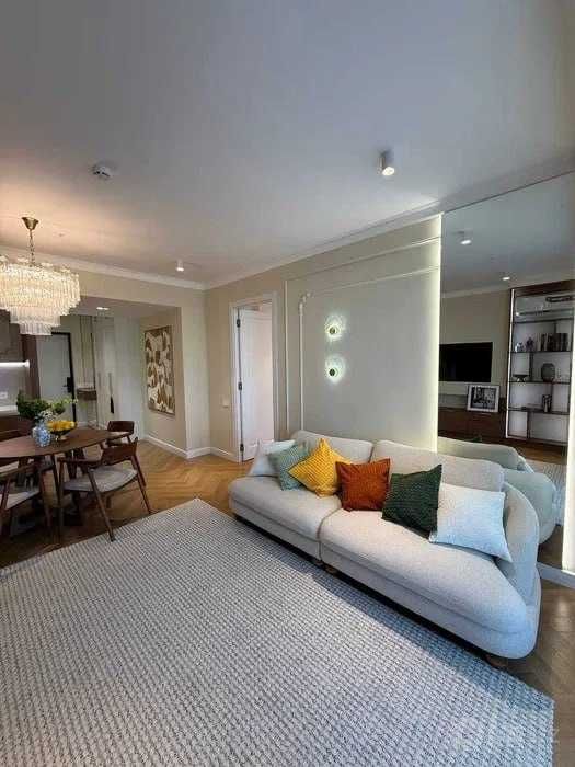 U tower 2 комнатная 54м2 ЕВРО ремонт под ключ, вид на Ташкент сити