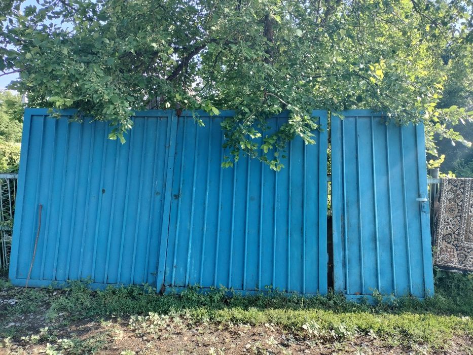 Продам железные ворота с калиткой