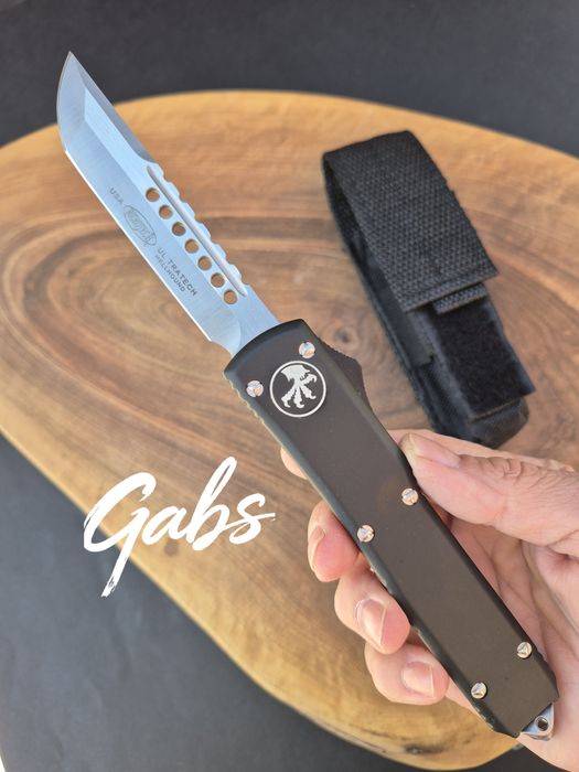 Автоматичен нож MICROTECH Ultratech ,два модела,светло острие