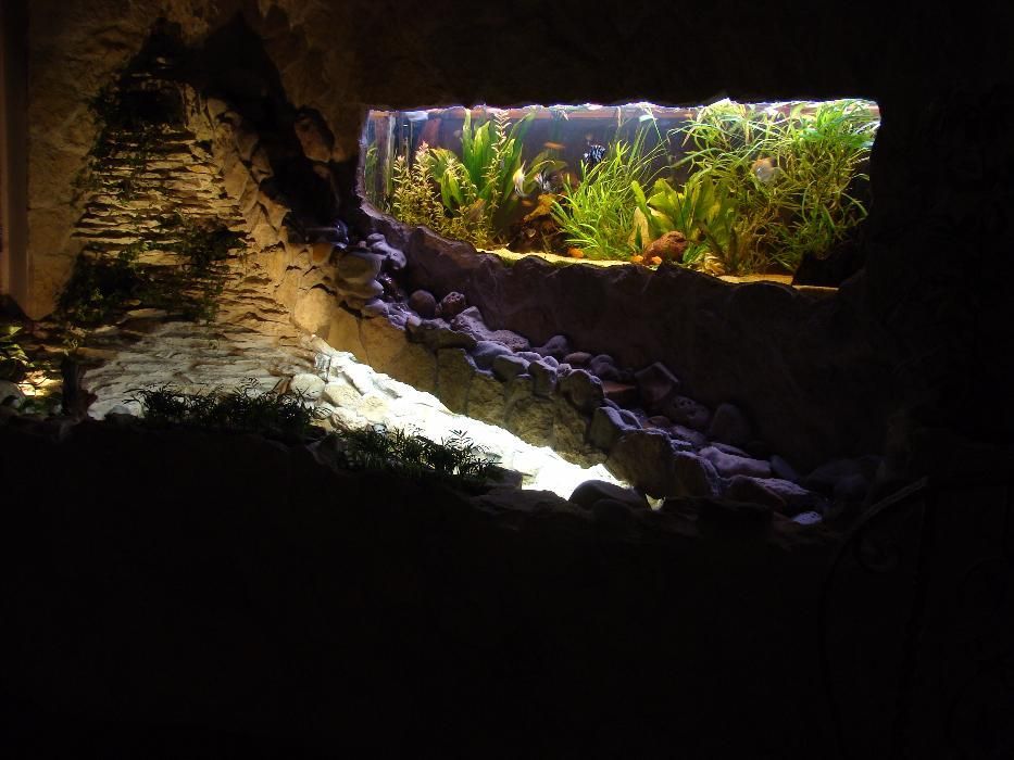 Construim la comandă acvariu de apă dulce și marin de dimensiuni mari.