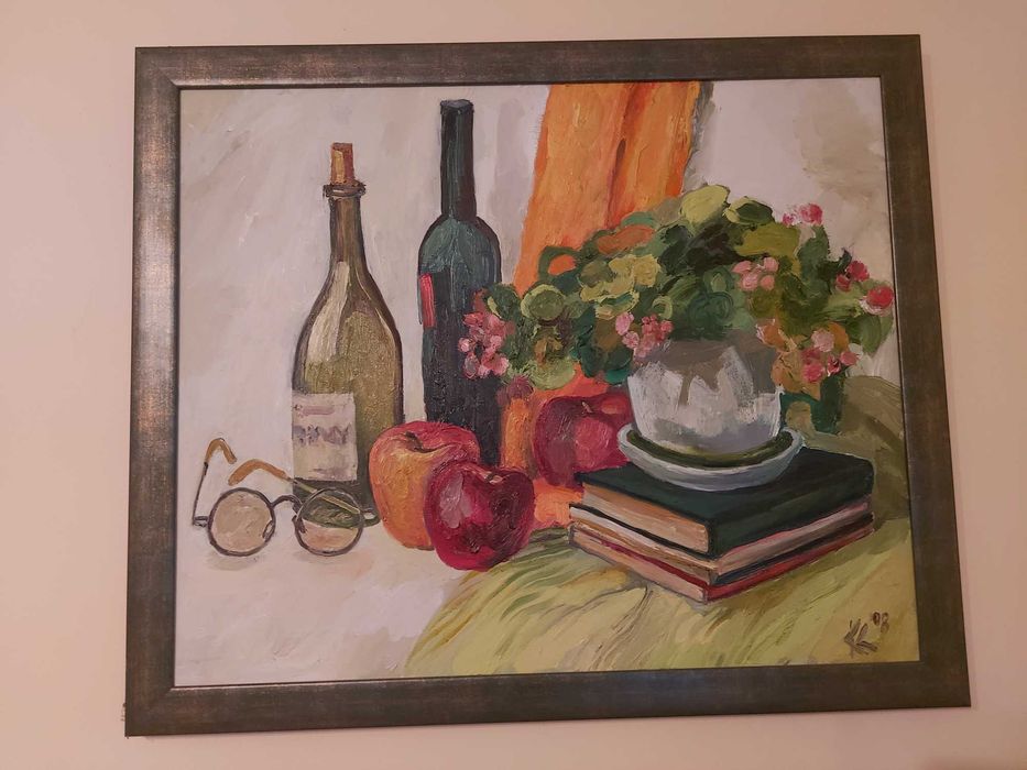 Голяма Маслена картина натюрморт 81/68 см