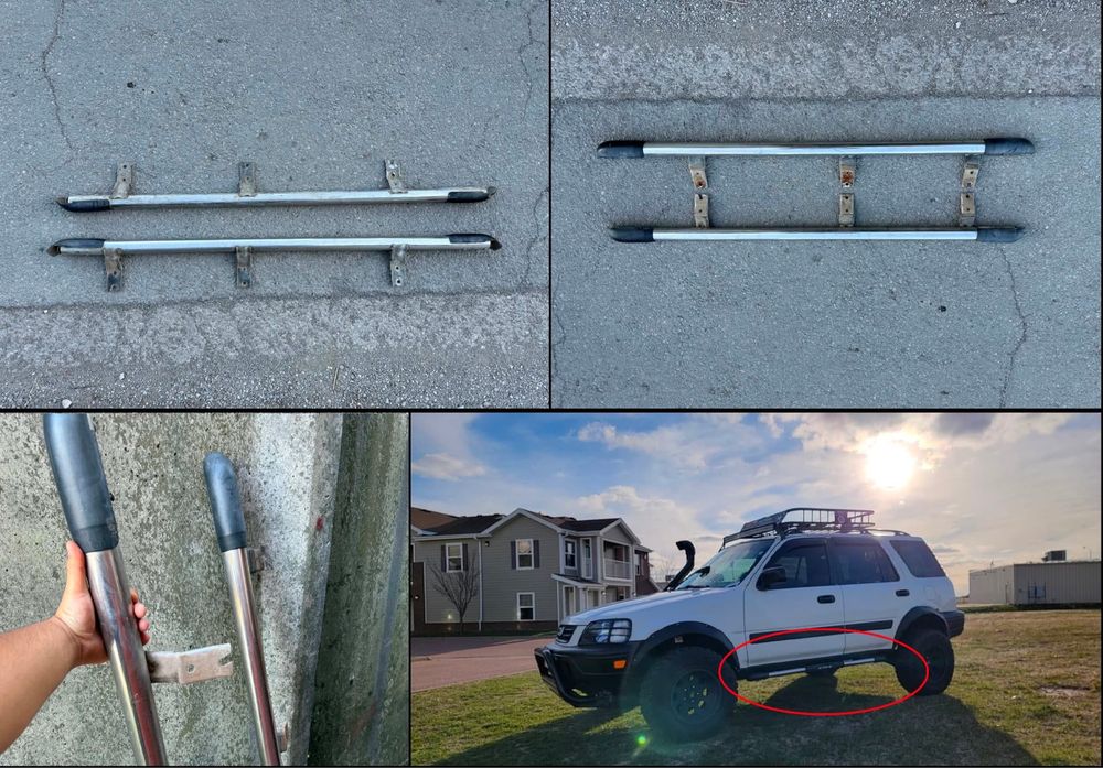JDM Honda CR-V side running board / nerf bar / side step skirts