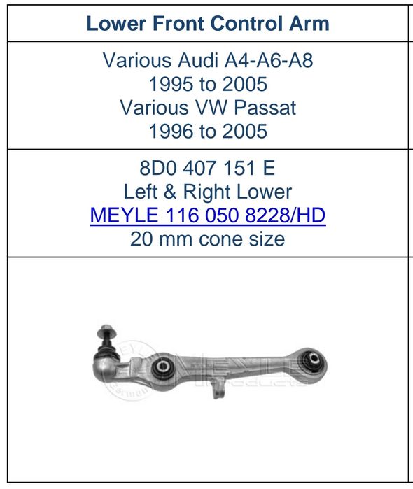 Носачи за VW/Audi напречен двустранен