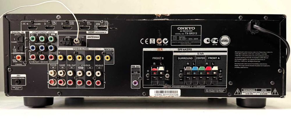 Receiver Onkyo TX-SR 313 – HDMI – USB – Amplificator 5.1