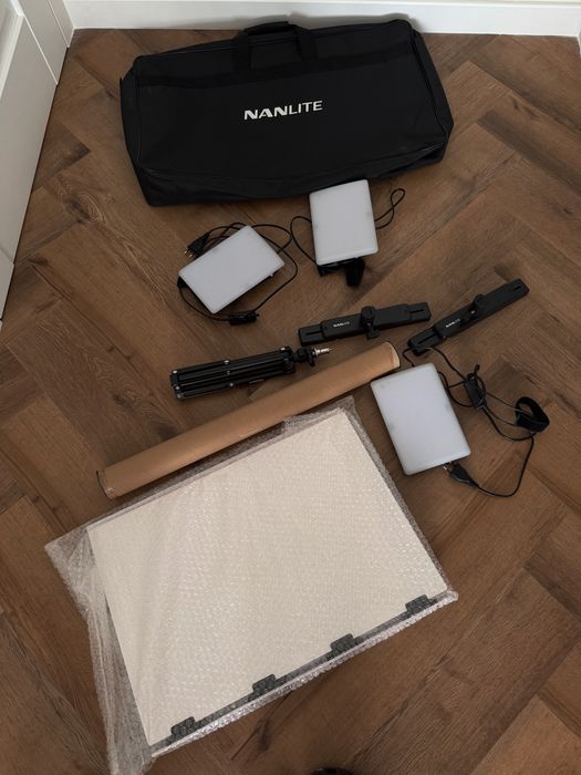 Комплект 3 броя диодни панели Nanlite Compac 20