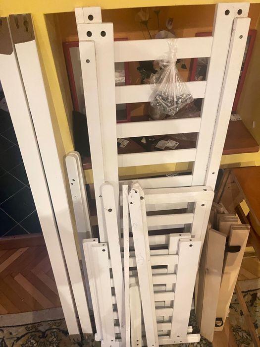 Pat copii u-grow 40x170 saltea si husa incluse!