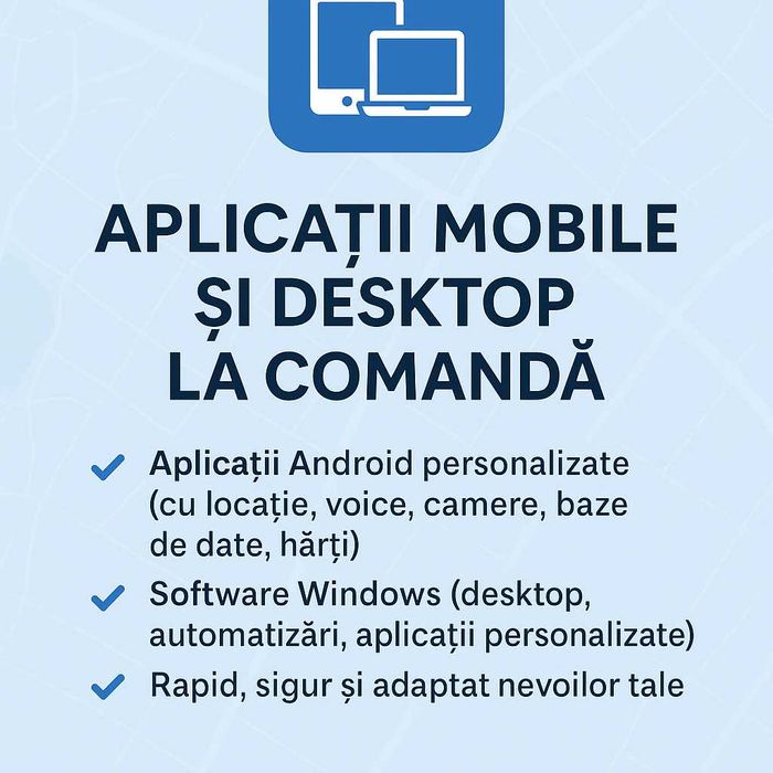 Aplicații Android și Windows la comandă – Profesionist, Rapid, Sigur