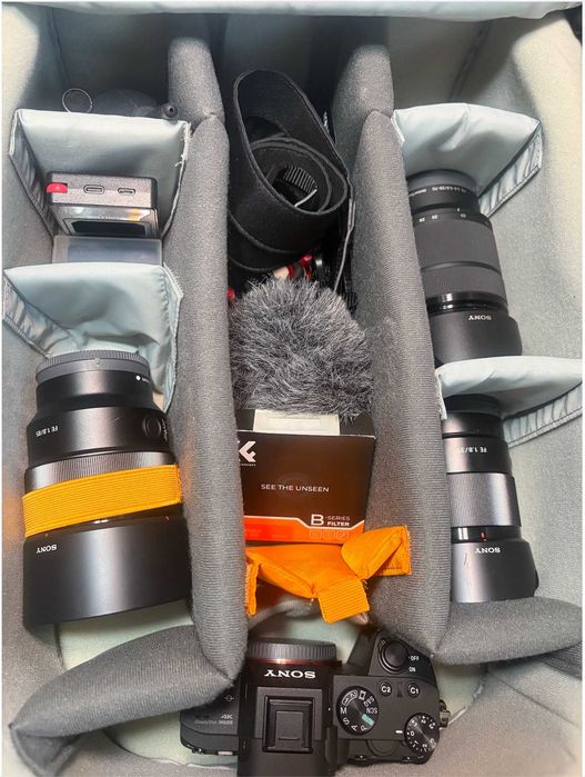 Sony A7 III (8061 кадъра) + 3 Обектива + Топ Филтри и Аксесоари