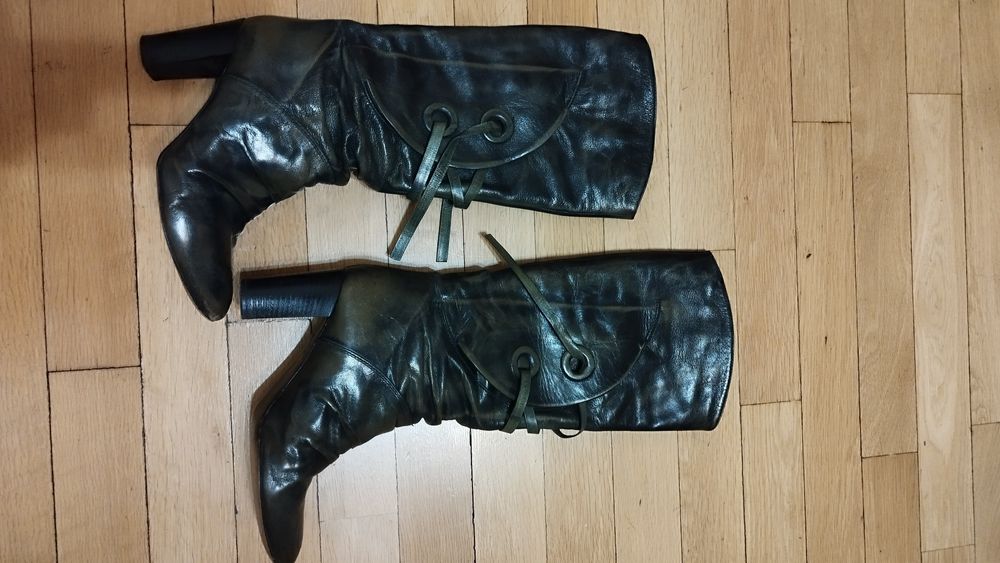 Италиански ботуши от естествена кожа