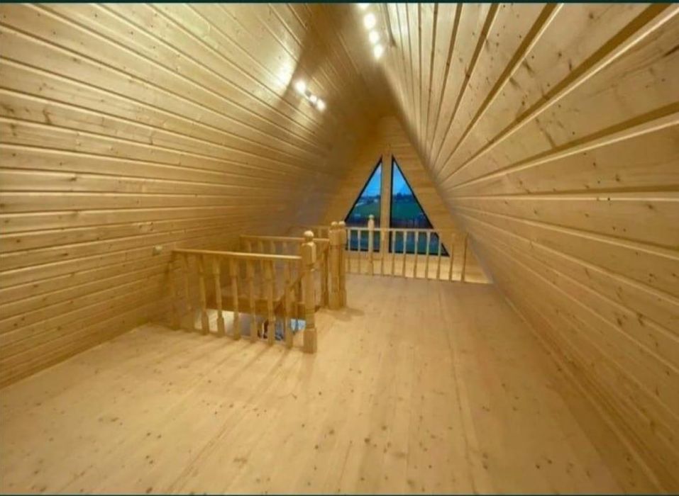 Construim cabane tip Aframe (acceptam variante auto)