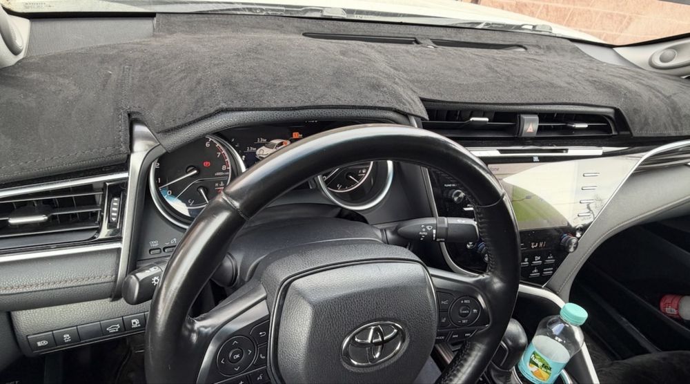 Накидка на панель алькантара камри 70 camry
