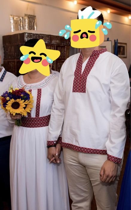 Set costum tradițional cununie/botez
