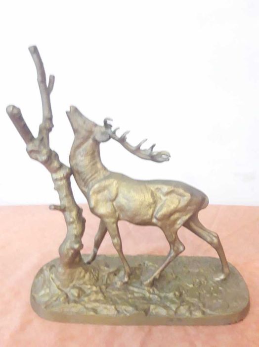 Statuie cerb din aluminium