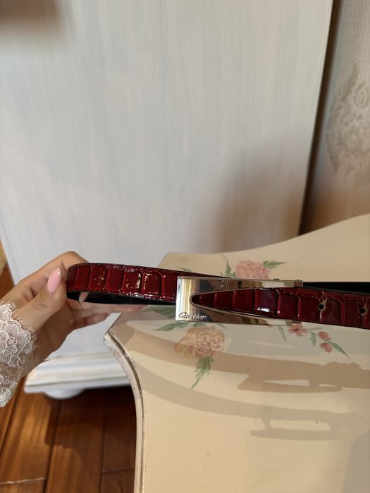 Оригинальный Cartier крокодиловый ремень