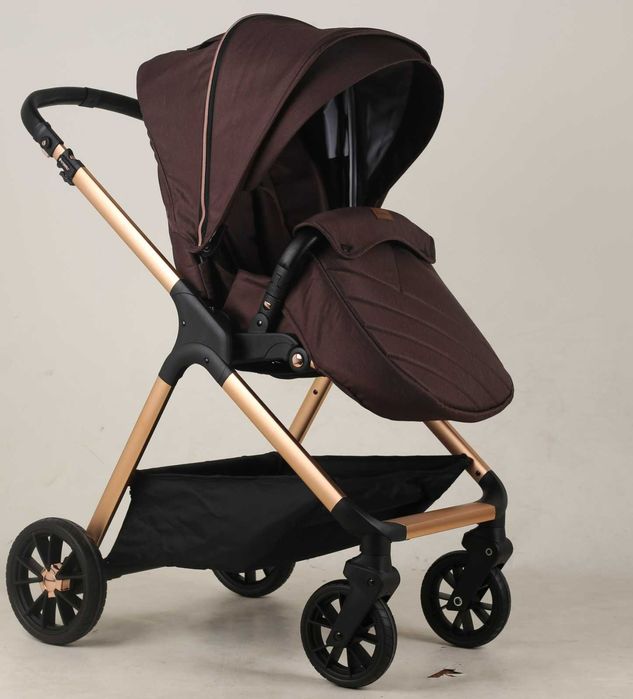Carucior pentru Copii 3 in 1 All in One Visoli Coffe